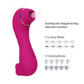 Female 10 frequency tongue licking, tidal blowing, vibrating rod, small sea lion