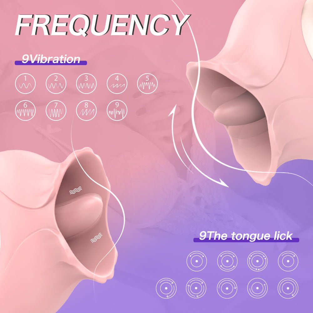 French deep kiss, explosive tongue licking vibrator - Sexy-Fantasy